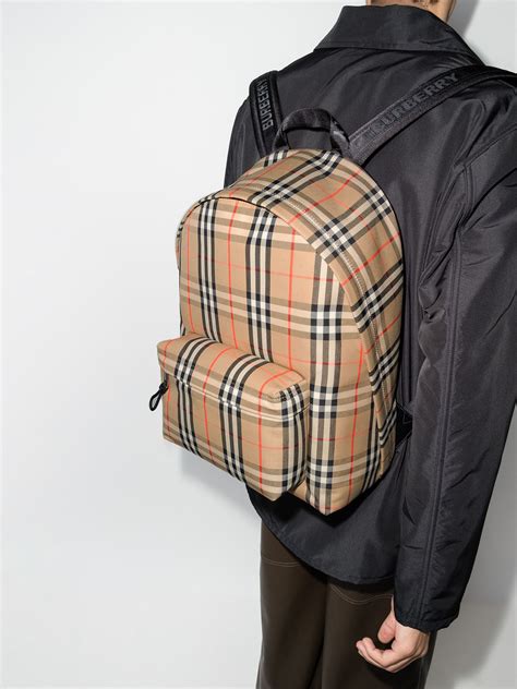 burberry bucket backpack|Burberry backpack vintage check.